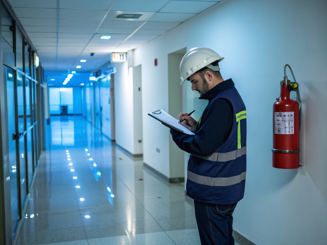 Audit-ready essential safety measures ESM compliance logbook folder