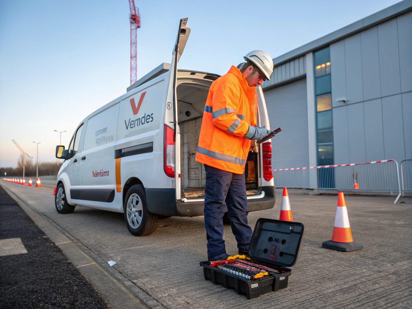 Safety First mobile technician service vehicle fully equipped for Victorian regional fire safety inspections