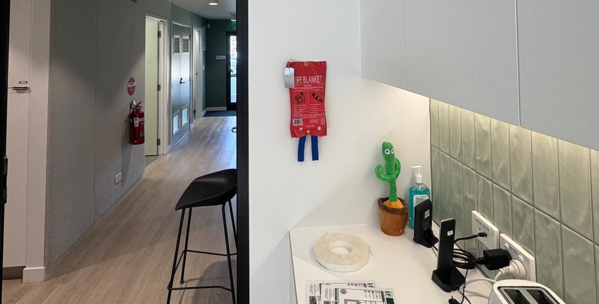 Fire blanket wall mount and regulatory verification tag